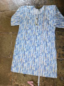 Striped Blue Kurta