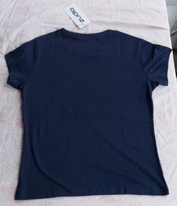 Navy Blue Tee From Zudio