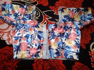 Silk Saree With Stiched Blouse