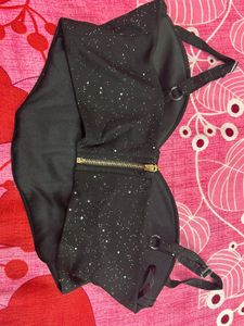 Party Wear Black Top