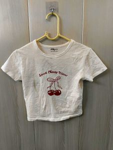 Cherry Crop Top