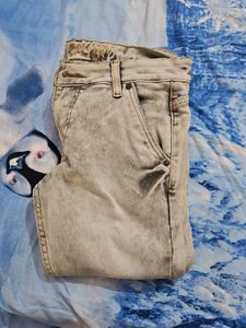 Stylish Gray Denim Jeans