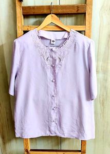Levender Embroidery Work Top Si,e-42-44