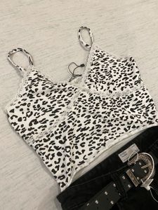 Y2k Leopard Print Cami