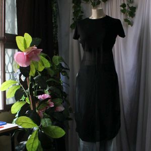 Sassafras Black Longline Top