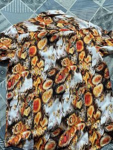 Bashtirt Abstract Print Button-Down Shirt