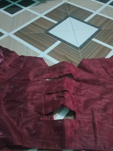 Maroon Embellished Blouse