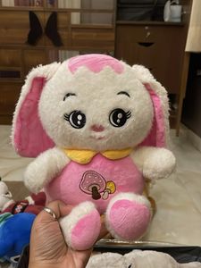 Cute Pink Bunny Plush Toy