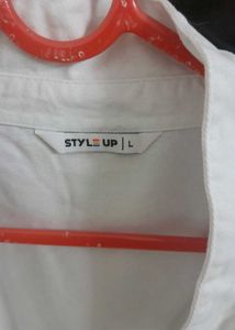 White Button-Down Shirt