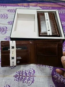 Genuine Leather Wallet Set