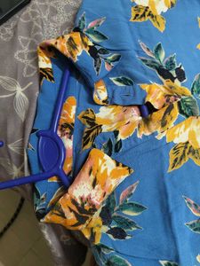 Floral Blue Dress