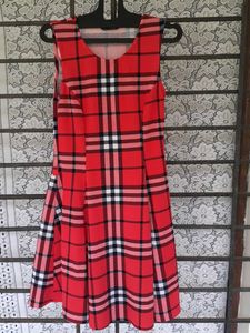 Red Checked Dress