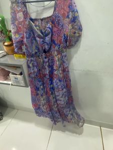 Paisley Print Maxi Dress