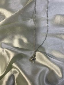 Silver Spider Pendant Necklace