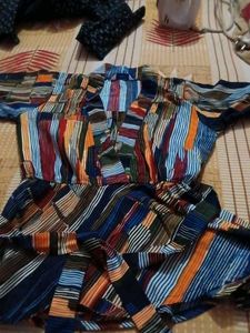 Striped Kimono Style Top