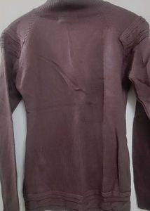 Front Open Jacket Style Sweater