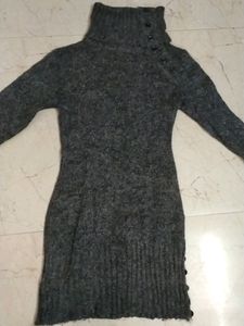 Turtle Neck Bodycon Dress 👗