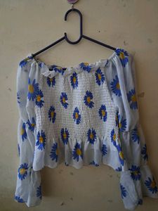Blue Pinteresty Top
