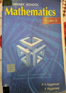 Class 10 rS Agarwal Mathematics Textbooks +NCERT