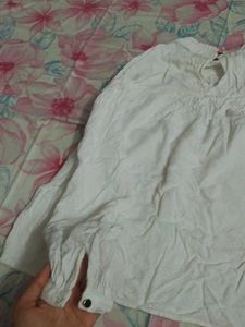 Formal White Women&#39;s Blouse