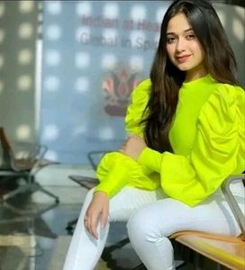 Neon Green Puff Sleeve Top