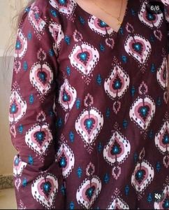 Printed Long Sleeve Top