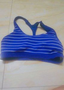 Blue Sports Bra Nd Calvin Br