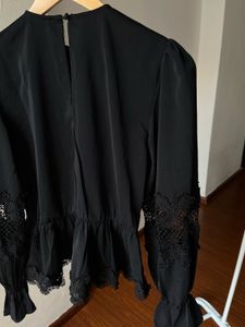 RIVER ISLAND Lace Insert Blouse