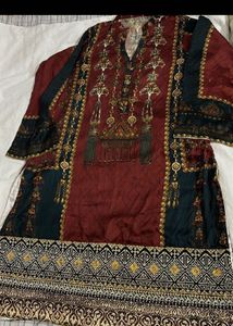 Elegant Maroon Kurta