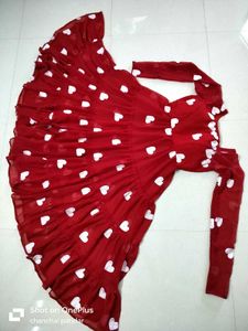 Red ♥️ Ruffle Dress