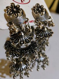 Royal Kundan Chandbali Earrings