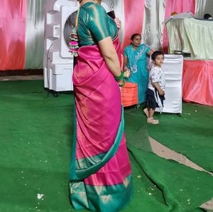 Silk Saree With Padded Blouse