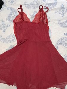 RED SEXY BABYDOLL LINGERIE ♥️