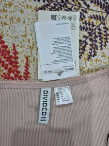 H&amp;m Pico Trimmed Top