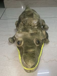 Glowing Green Crocodile Soft Toy