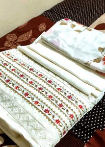 Tikki Work dress Material