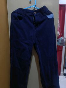 Blue Wide Leg Jeans