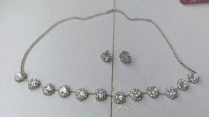 Sparkling Necklace & Earring Set