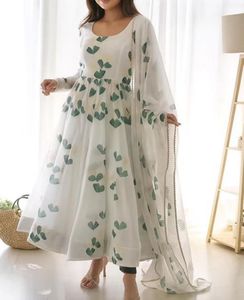 Elegant Floral Anarkali Suit