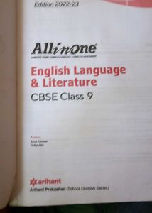Arihant&#39;s all in one english for class 9