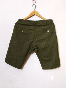 OPEE Brand Olive Shorts For Men
