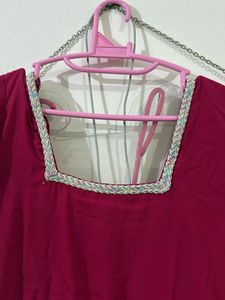 Elegant Ethnic Pink Anarkali