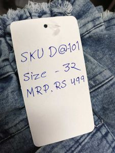D@101 Size-32 (Sale) Latest Ladies high waist Jean