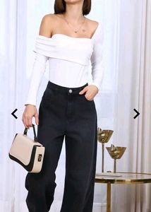 Chic White Off-Shoulder Top