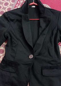 Korean Style Black Sexy Coat