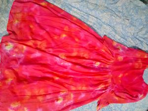 Pink &amp; Orange Anarkali