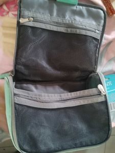 Sea Green Coloured Cute And Spacious Pouch