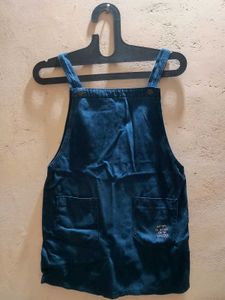 Denim Dungaree Dress
