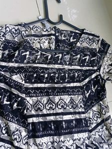 Patterned Mini Dress