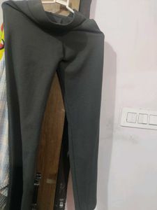Gray Casual Pants